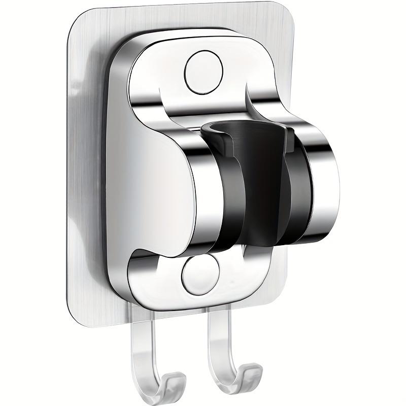 

Регулируемый кронштейн для душевой насадки без сверления с крючком для полотенца, настенный кронштейн для душа в ванной комнате, фиксированное основание для душевой насадки, аксессуары для ванной комнаты 1pc