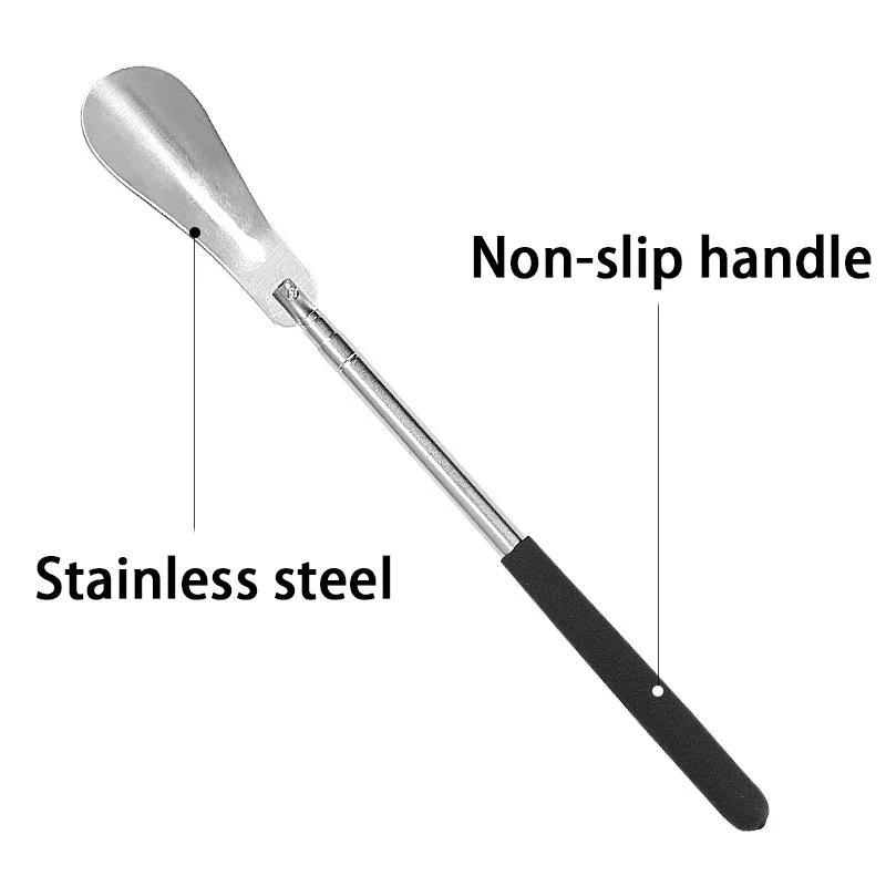 1/2Pcs 31cm-65cm Retractable Metal Shoe horns Long handled Shoehorn pregnant woman elderly Shoe spoon Shoe spatula 1 Pcs
