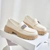 British style spring new lazy mid-heel casual shoes