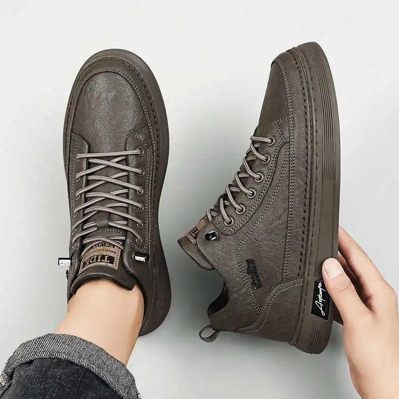 Thick Heel With Lacing Designer Sneakers For Women Boots Size 46 Ladies Shoes Ankle Boots Sport Design Sneakeres Loafers