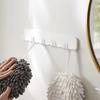 Perforation-free Wall Mount 5 Hook Hook Behind Door Strong Adhesive Kitchen Hook Bathroom Wall Hanger Coat Hook
