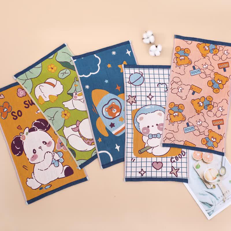Cartoon Gauze Children's Towel
