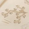 Crystal Bride Hairpin Branches Shape Wedding Headdress Fairy Bridal Hair Clip  Hair Accessories