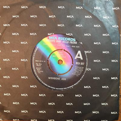 7inch Record WISHBONE ASH - Goodbye Baby Hello Friend MCA327PROMO MCA Records 1977 UK Rock Used