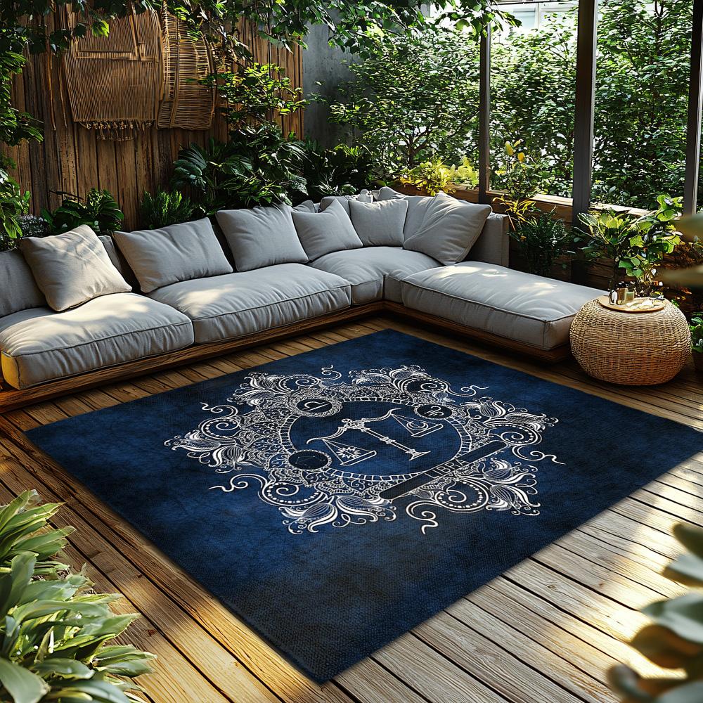 Stylish Home Decor Area Rug Modern Abstract Carpet Non Slip Floor Mat Living Room Accent Rug Durable Washable Indoor Outdoor Rug