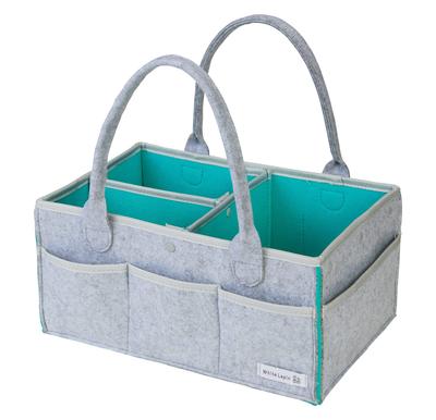 Biely organizér na plienky WhiteLapin s úložným priestorom na hračky Bez darčeka 1 kus Co., Ltd. (Mätovo zelená, Krabica)