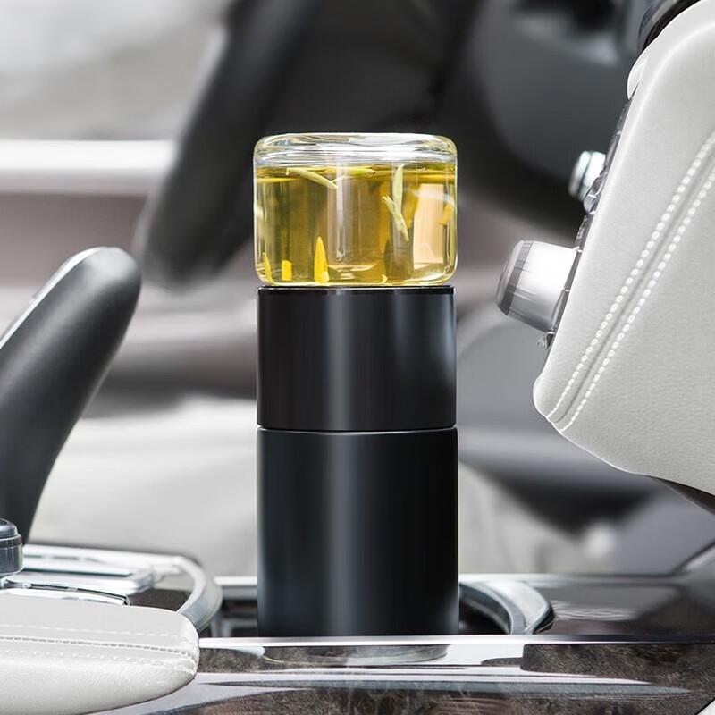 Shangming Double Wall Glass Tea Infuser Bottle