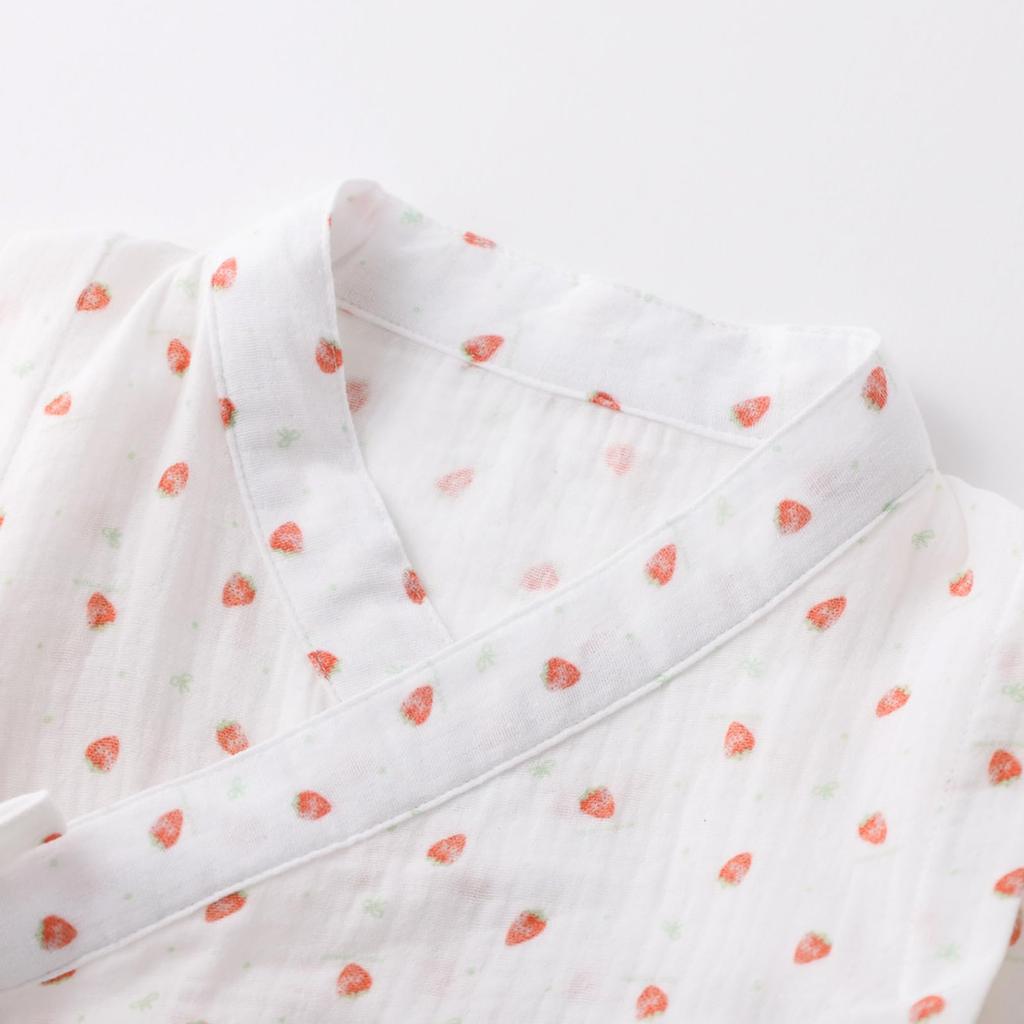 Double Summer Top and Bottom Summer Traditional Japanese Costume Dolphin [Wear Show] Japanese-style Children's Pajamas, Jinbei, 100% Cotton, Gauze,