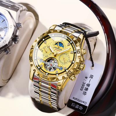 Mechanische Uhr Wasserdicht Multifunktional Luxus Herrenuhr
