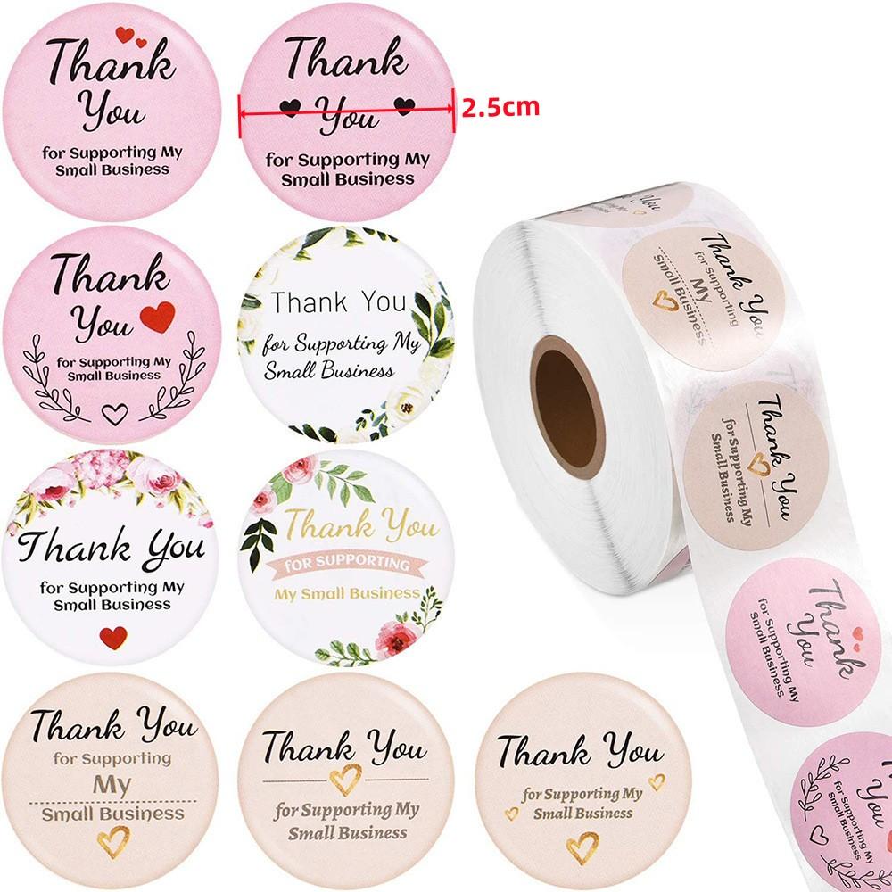 

500pcs/Roll Flowers Blank Labels Kitchen Handwritten Date Stickers Food Storage Sealing Sticker Gift Decoration Sticker 3*5cm