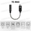QKZ TC-MAX Pro Hi-Fi DAC Earphones Amplifier USB Type C To 3.5mm Phones Audio Adapter KT02F20/CX31993 Chip Digital Audio Decoder
