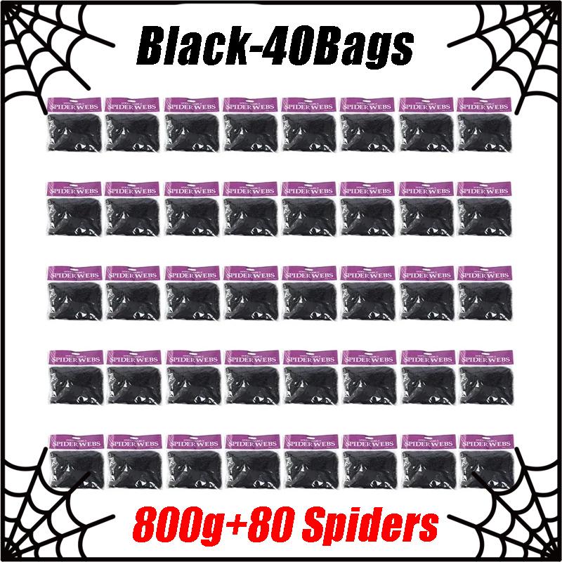 Halloween Spider Web Decorations Stretch Cobwebs with Fake Spiders, Scary Indoor/Outdoor Halloween Party Props