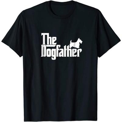 Kiristyle Herren The Dogfather Scottish Terrier Hundepapa Papa Shirt Herren