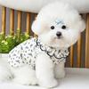Floral Dog Dress Ruffle Cute Soft Dog Clothes Pet Top Fashion Puppy Tutu Skirt Lace Cat Vest Summer Pet Pullovers Poodle Costume