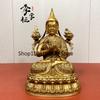 Tibetan Tantra Large Pure Copper Buddhist Statue In Kaba Brass Tibetan Character Rosang Zaba Ornament Seiko