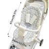 Machine Washable Strollers Seat Cushion Soft Comfortable Insert Pad for Infant Pushchairs Yearly Round Comfort