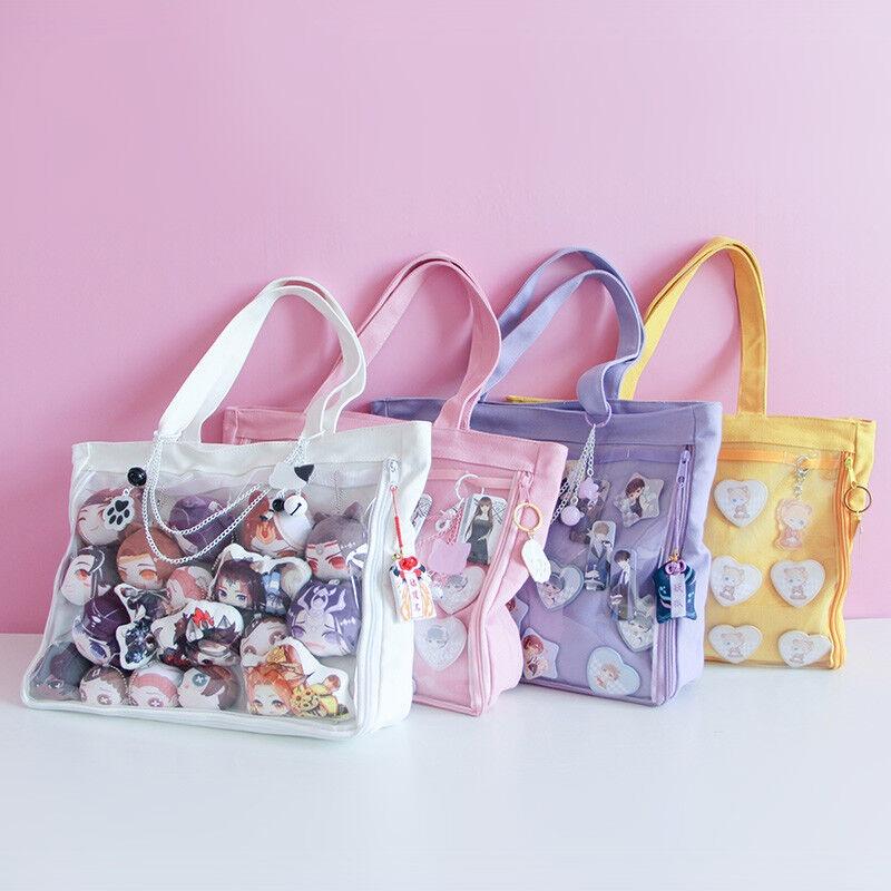 Elegant Japanese Sweet Lolita Harajuku Canvas Handbag For Cosplay Girls Jk Itabag