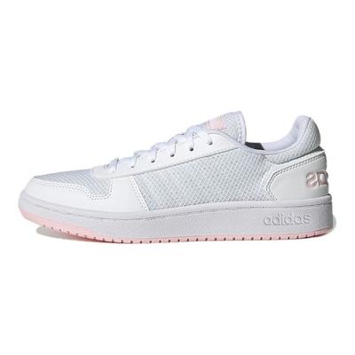 Neo Hoops 2.0 Round Toe Comfortable Non-Slip Breathable Low-Top Basketball Shoes Women Sneaker White Pink GY7529