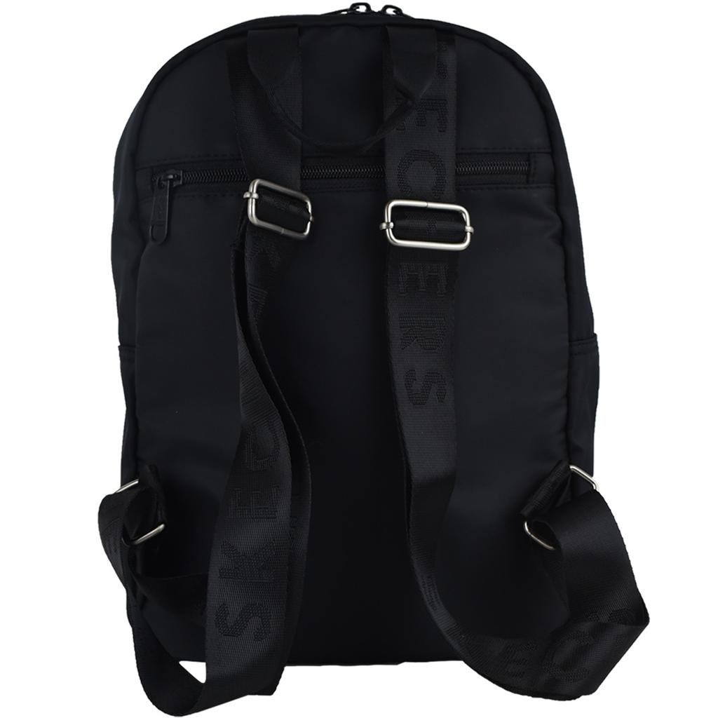 Skechers Jetsetter Rucksack, schwarzer Damenrucksack