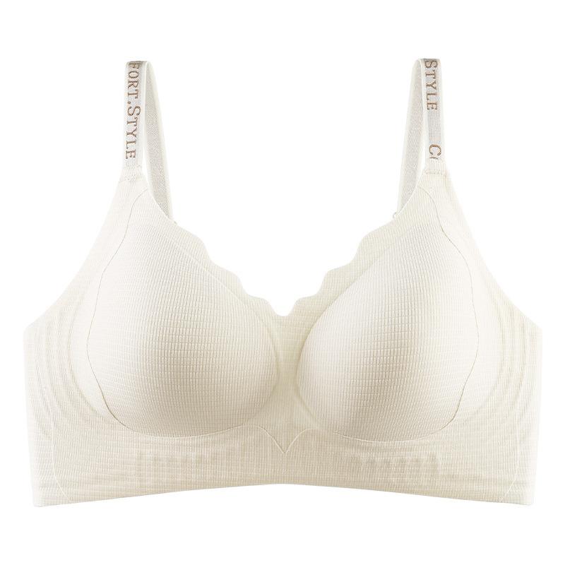 

Lift non-marking thin soft support upper support anti-sagging breast comfortable bra cover m (recommended 40-50kg ) шампанского