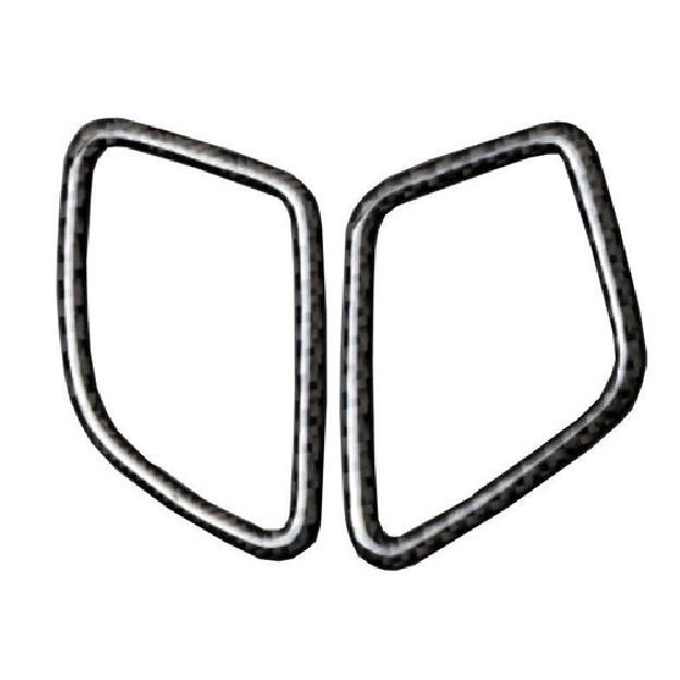 Real Carbon Fiber Dashboard Upper Air Outlet Vent Trim For BMW X3 F25 X4 2011-17