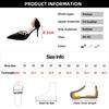 Mode Mode Perlenverzierung High Heel Pumps Damen Spitzschuh Stilettoabsatz Bankett Party Schuhe Frau Elegant Lackleder Kleid Pumps