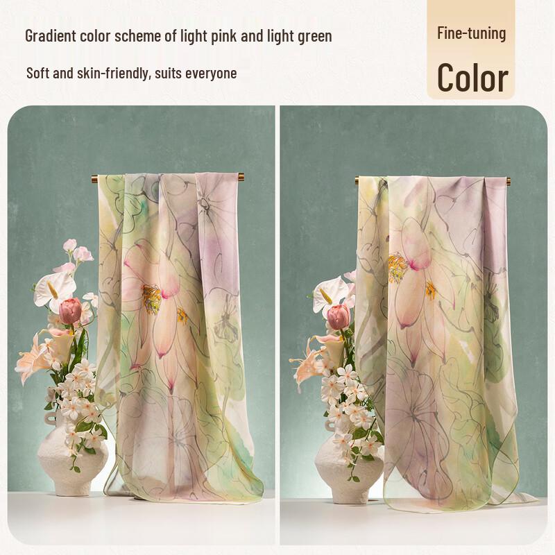 Shanghai Story 100% Mulberry Silk Artist Collection Scarf