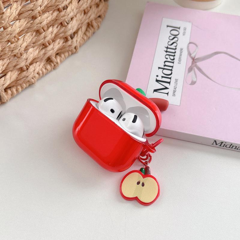 Transparent cartoon Apple earphone case is suitable for AirPods1pro1/pro1 fourth generation earphone case Transparent