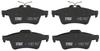 Trw Gdb1621 Trw Brake Pads Rear Without Sensor
