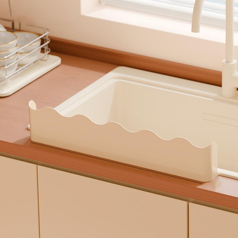 Multi-functional Kitchen Sink Baffle Suction Cup Waterproof Baffle Water Baffle Bathroom Sink Style A