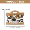 Elastic Adjustable Beaded Bracelet SportS Design For Men Women Unisex Football Baseball Fan Jewelry Wristlet