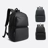 Schoolbag1011 New Trendy and Cool Men's Backpack Large Capacity Solid Color Simple Business Backpack Sports Travel Computer Schoolbag