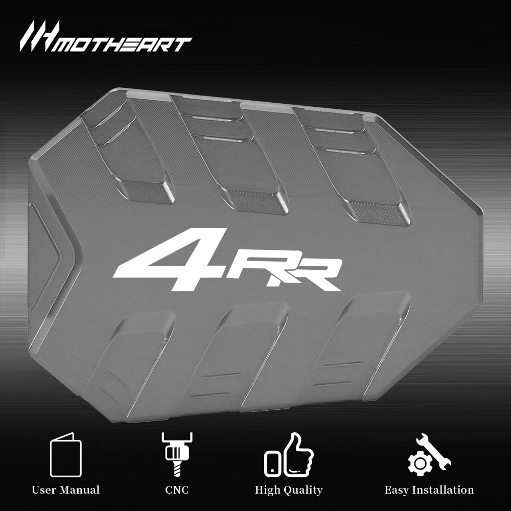 MotHeart Motorrad Bremspedal Verlängerungskit für Ninja ZX-4RR 2023-2025 Ergonomische Fußpedalverstellung ninja zx-4rr Teile (Grau)