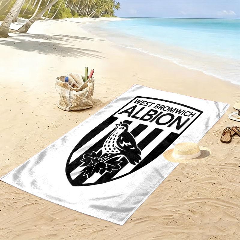Asciugamano da Spiaggia West Brom, Asciugamano Grande Morbido ad Asciugatura Rapida per Spiaggia Campeggio Nuoto