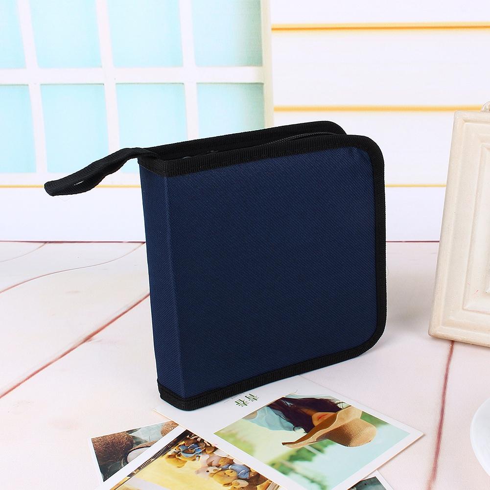 Tragbarer Oxford-Stoff für 40 CD- und DVD-Discs, DJ-Aufbewahrungstasche mit Reißverschluss