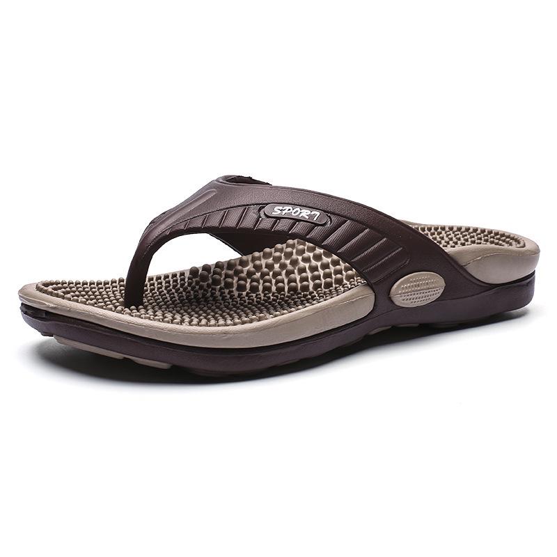 2025 Men's Plus Size Flip-Flops: Spring & Autumn Casual Outdoor Beach Sandals