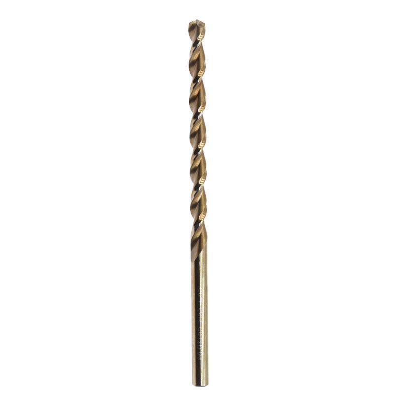 200mm High-Cobalt Straight Shank Parabolic Drill Bit for Deep Hole Drilling in Stainless Steel, 2-14mm.
