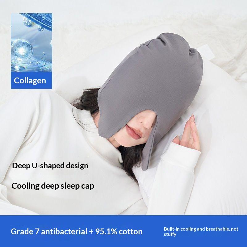Travel Cotton Sleep Cap Comfortable Warm Sleep Pullover Pullover Design Windproof Nighttime Hat Women Men