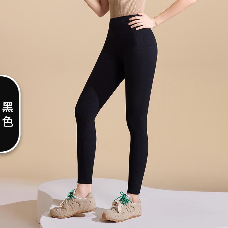 Women S High Waist Tummy Control Butt Lift Fleece Lined Thick Warm Yoga Pants S