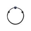 Bracelet - Pearls & Colors - Perle de Culture d'Eau Douce 9-10 mm Rondes - Perle Noire - Argent 925 - Qualité AAA+ - Femme