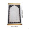 Muslim Prayer Rug Carpet Unique Nonslip Thick Ornament Cushion Mat Floormat for Travel