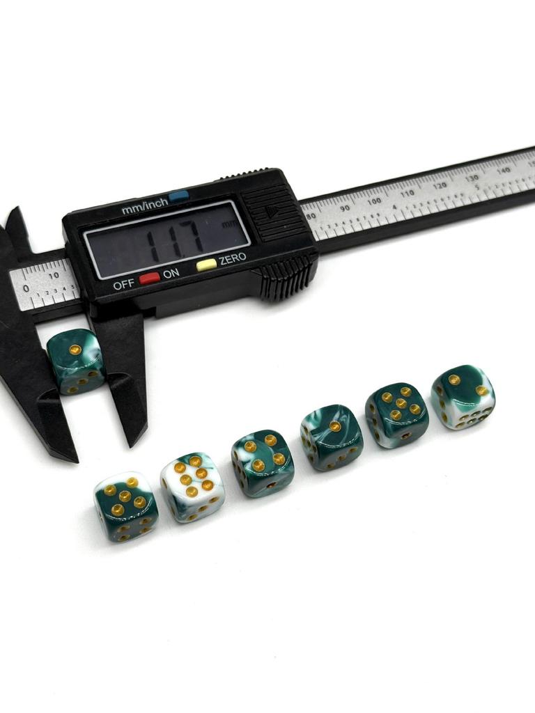 Spot Direct Two-Color Round Corner D6 Dice Game for Teaching and Foreign Trade