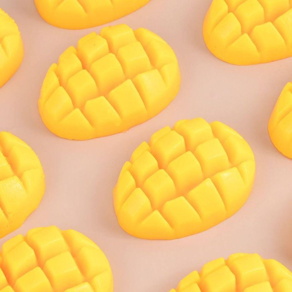 

Желтый симулятор манго Непоседа игрушки 3D фрукты сжимают сенсорные игрушки для детей