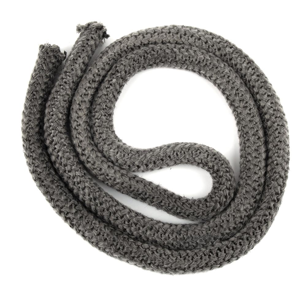 Skleněná lana těsnění dvířek kamen 1820 mm Délka 2 m pro kamna na dřevo a krbová kamna Poskytující pružnost a těsnění