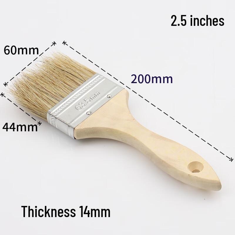 Yunka Wooden Handle Boar Bristle Brush Set