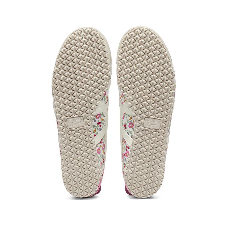 Onitsuka Tiger Mexico 66 Comfortable Versatile Printed Non-Slip Lightweight Low-Top Casual Shoes Unisex sneaker Pink 1183C392-101