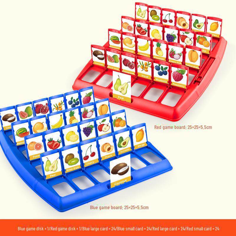 

Угадай, кто я: Карточная игра-головоломка для двух игроков, способствующая взаимодействию родителей и детей