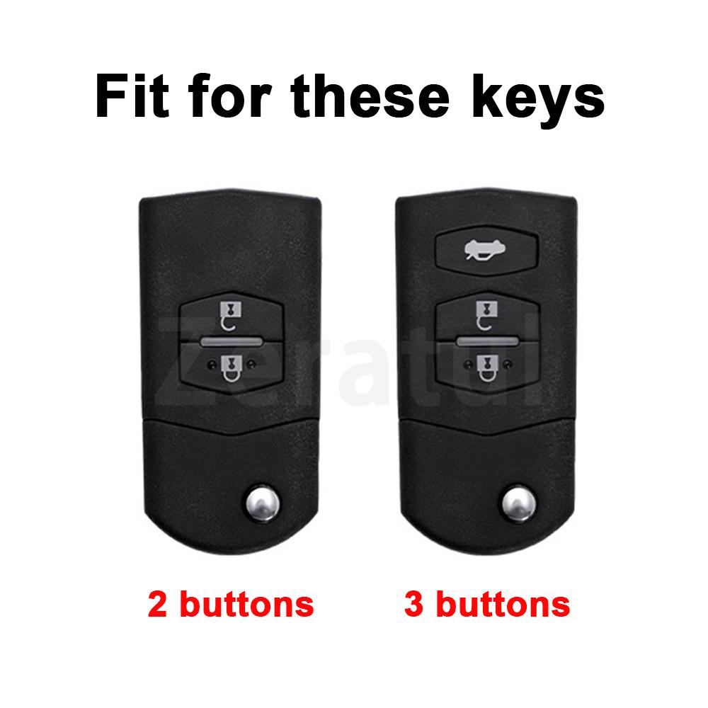 Transparent Tpu For Mazda Cx5 Cx-5 Cx9 Cx-9 Mx5 Mx-5 M6 Rx8 2 3 5 6 8 Cx7 Cx-7 Rx-8 Auto Keyless Car Key Case Cover Holder