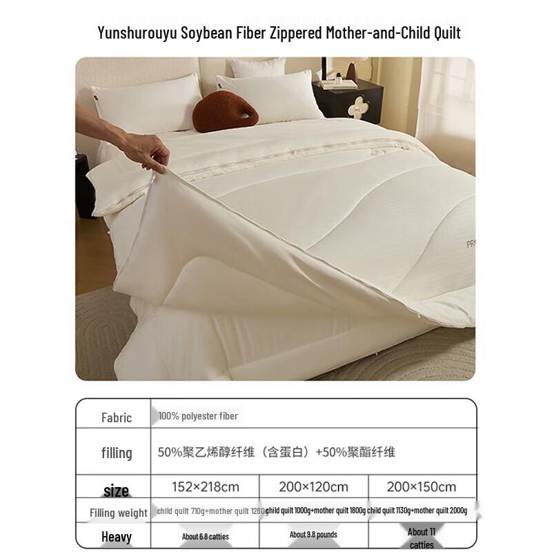 

Dohia All-Season 2-in-1 Soy Fiber Quilt