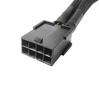 10Pcs 22cm GPU PCIE 8 Pin Female To Dual 2X 8 (6+2) Pin Male Power Adapter Cable